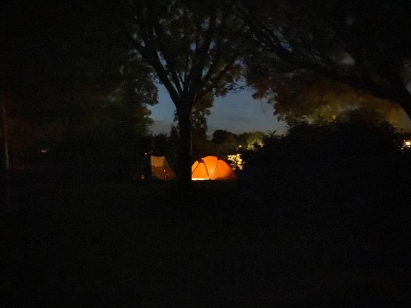 camping s nachts
